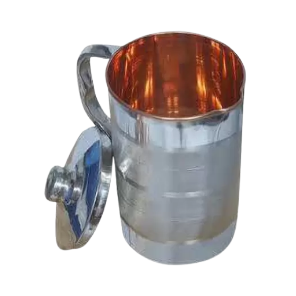 1.7 L Water Luxury Steel Copper Water Jug - Indicraft
