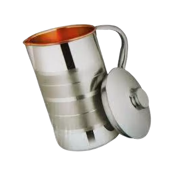1.7 L Water Luxury Steel Copper Water Jug - Indicraft