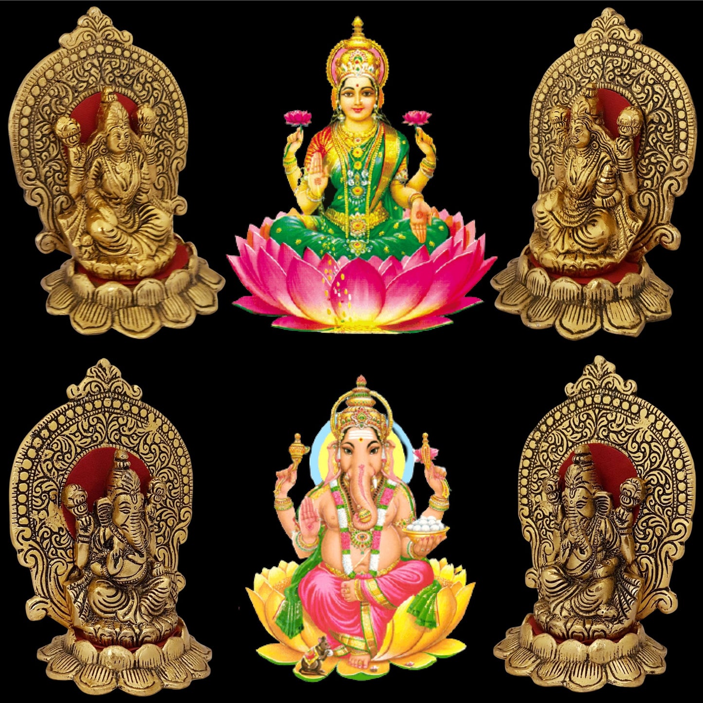 Lakshmi Ganesha Statue