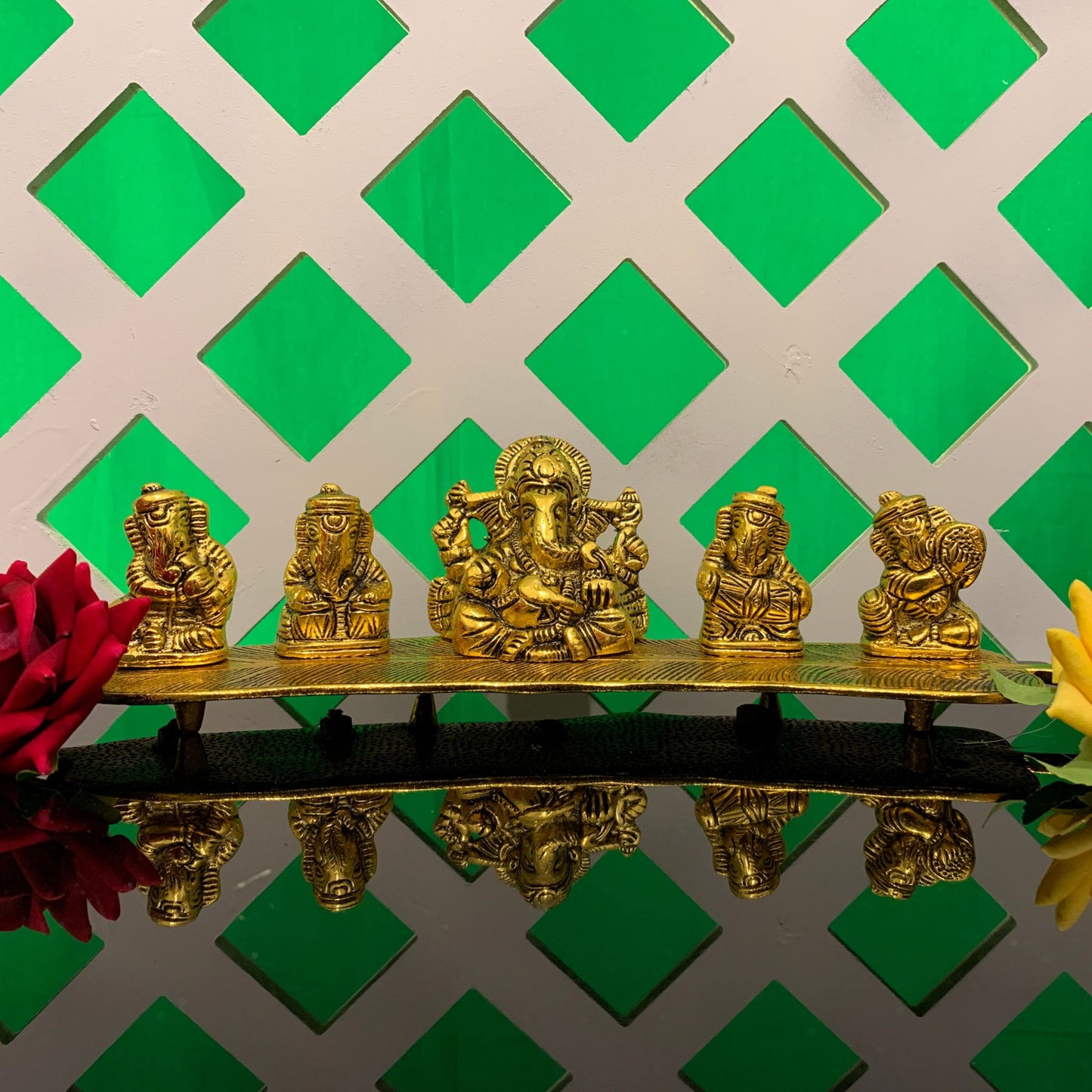 Musician Ganesha Statue
