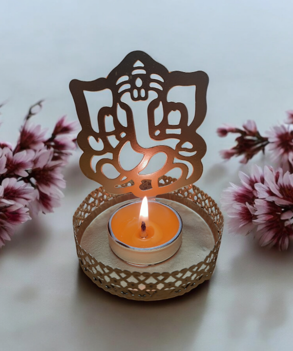 Ganesh Ji Shadow TeaLight Holder
