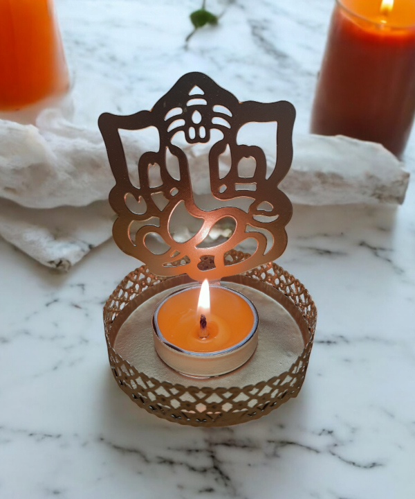 Ganesh Ji Shadow TeaLight Holder