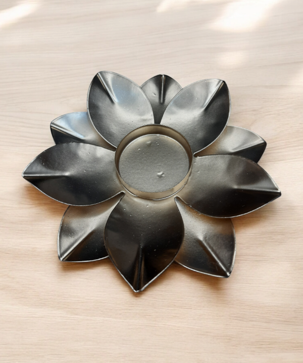 Lotus Candle Holder, Spiritual Offering, Lotus Tealight Holder, Meditation, Ambiance, Bohemian Decor, Copper Lotus Candle Holder