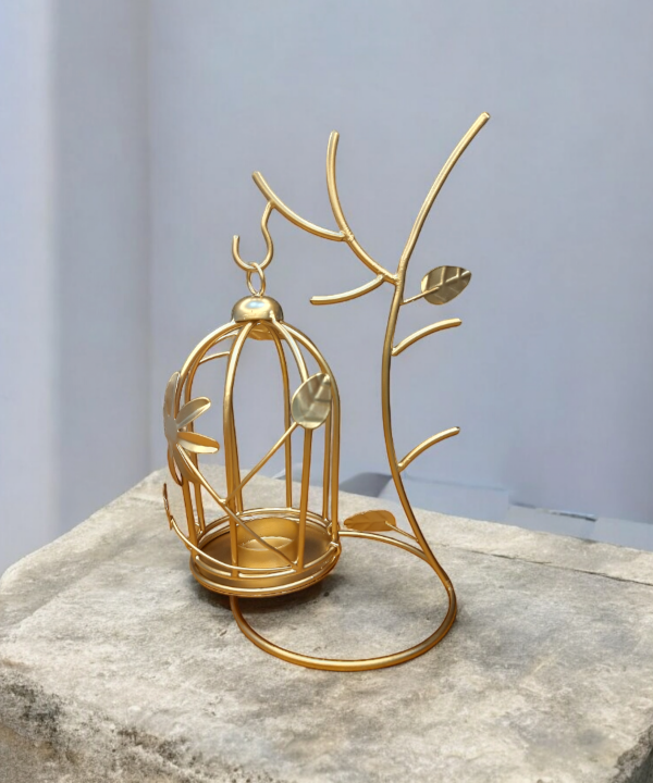 Metal Tealight Hanging Birdcage Lantern, Vintage Decorative Centerpieces