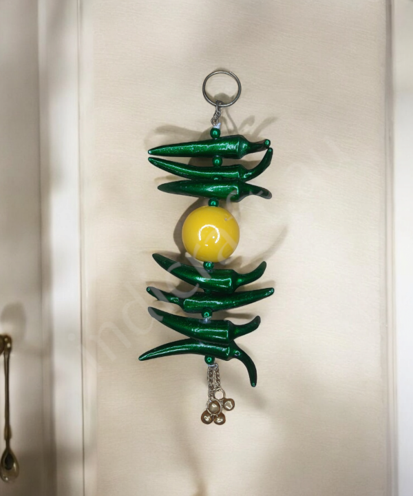 Nimbu Mirchi Wall Hanging, Nazar Battu for Home & Shop Protection