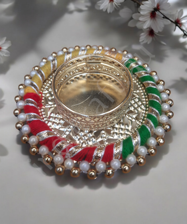 2pc Multicolor Handcrafted Decorative Tealight Candle Holder