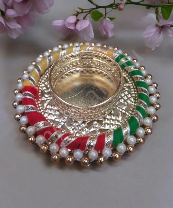 2pc Multicolor Handcrafted Decorative Tealight Candle Holder