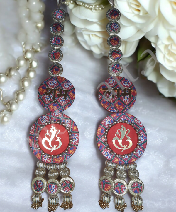 Shubh Labh Multicolour Long Festival Hanging – Set of 2 Decorative Hanging