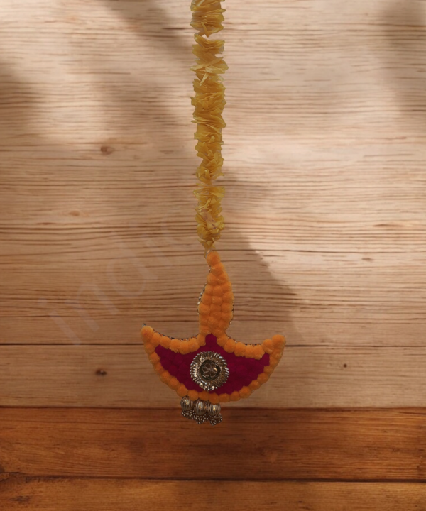1Pair Handmade Diya Wall Hanging Diwali Decoration