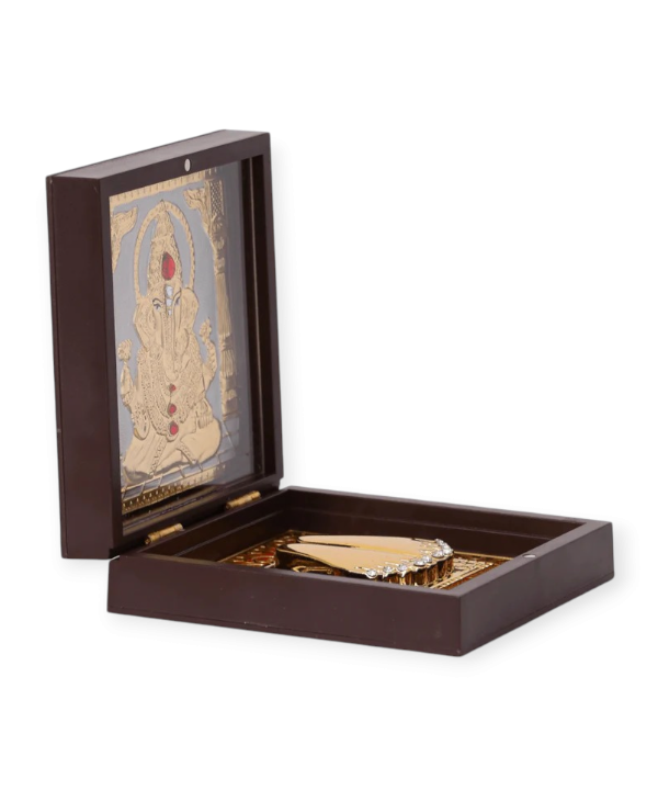 Ganesha/Ganpati ji Charan Paduka in a box