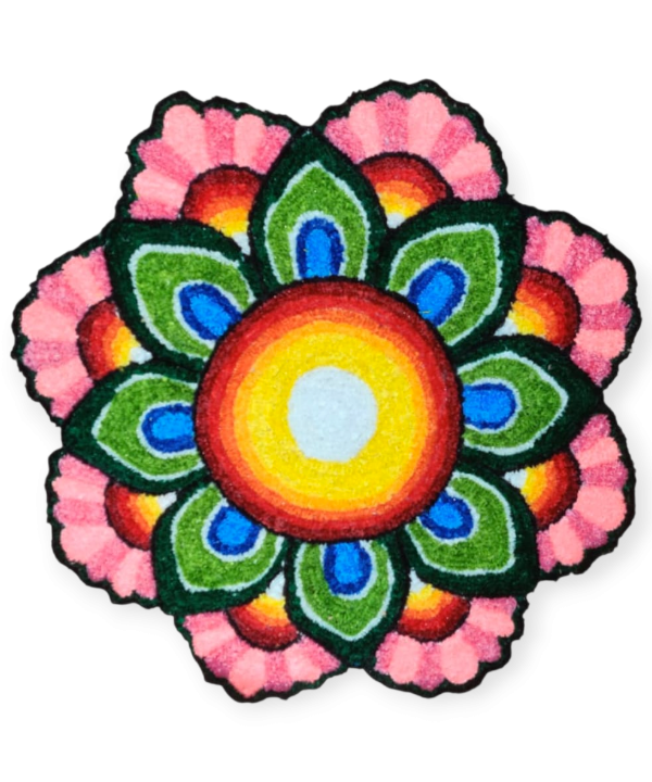 Round Rangoli Mat 3ft