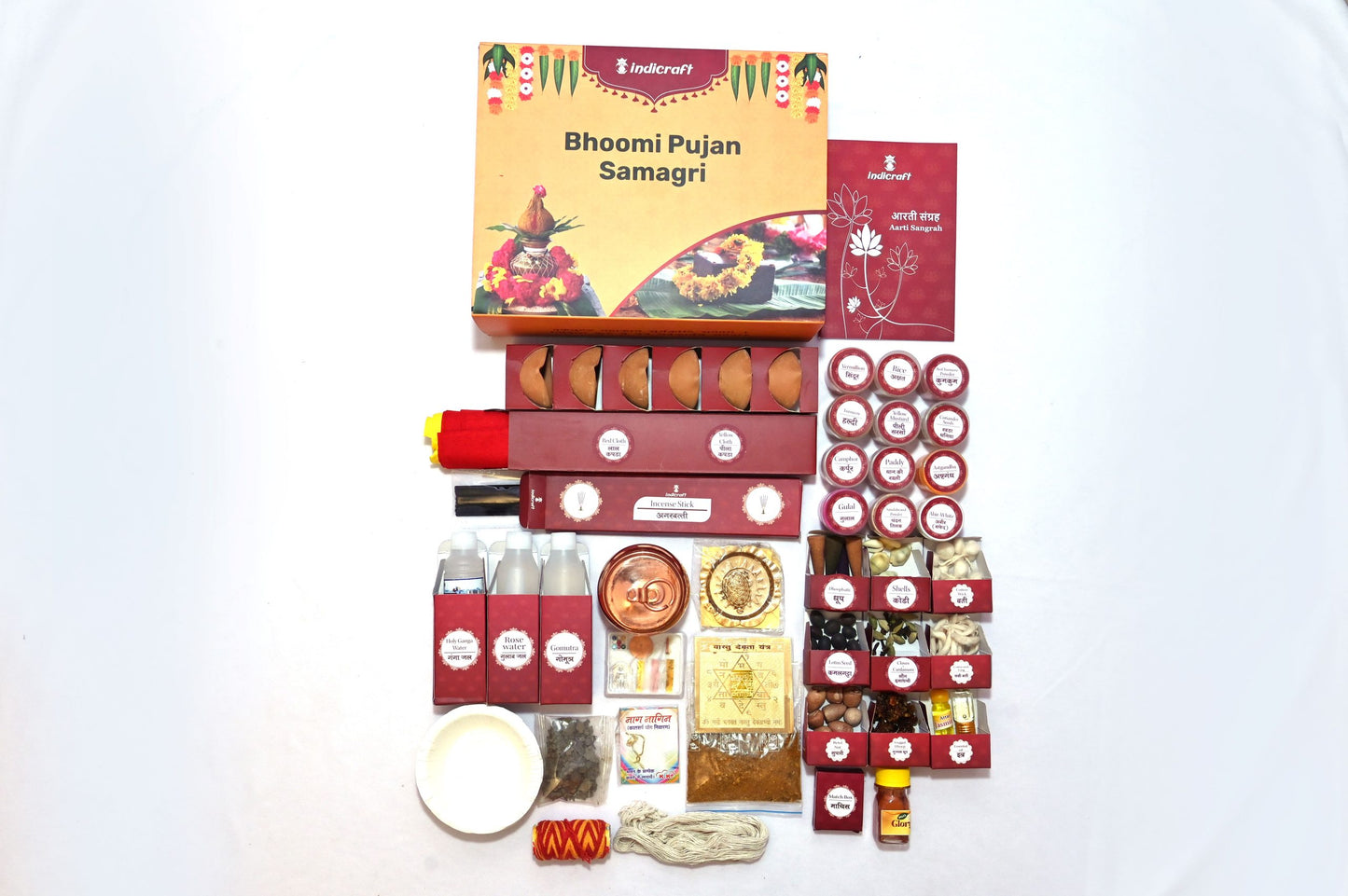 Bhoomi Pujan Samagri Box/ Bhoomi Pujan Items Kit