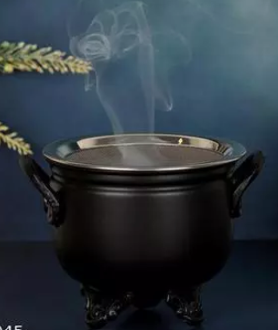 Incense holder/burner with steel jaali