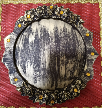 Circular Wooden Tray