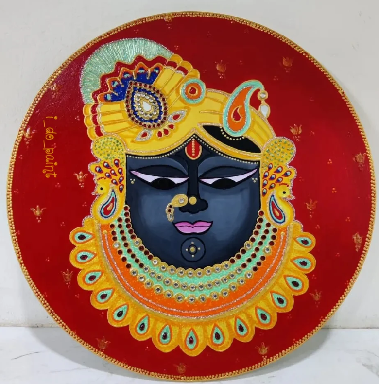 MDF Pre Marked Round Shree Nathji
