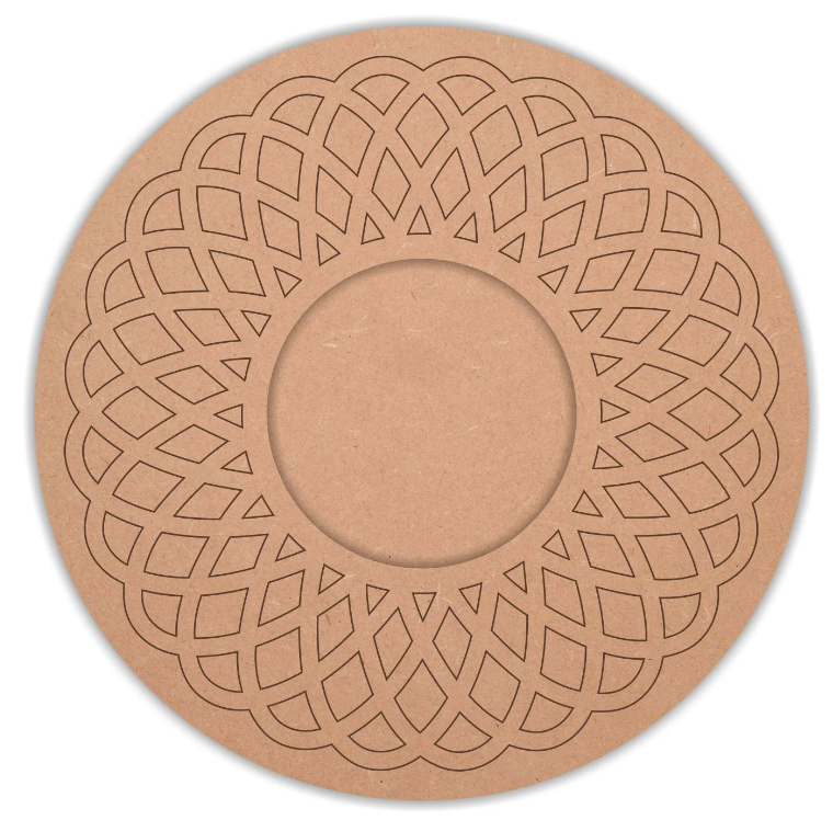 Pre Marked Round Tea Light Holder