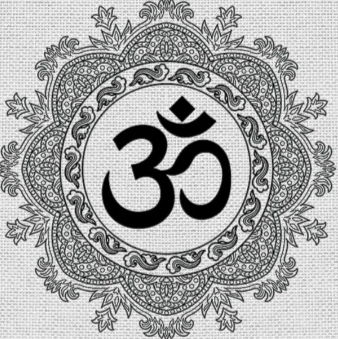 Om Mandala DIY Canvas Base for Painting