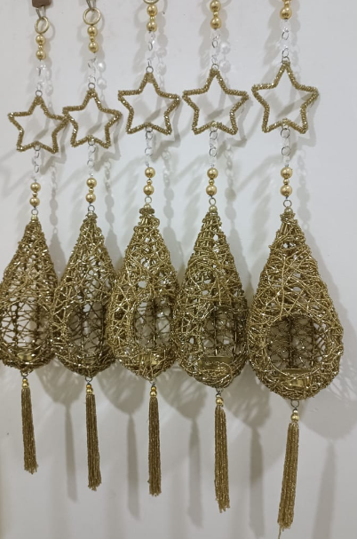 1 pc Hanging Bird Nest Tealight Holder