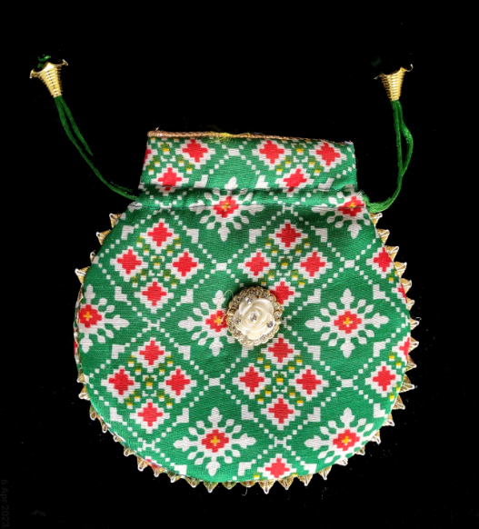 Women's Embroidered Clutch Purse Potli Bag Pouch Drawstring Bag Purse Potli Bag Pouch Wedding Favor Return Gift For Guests.