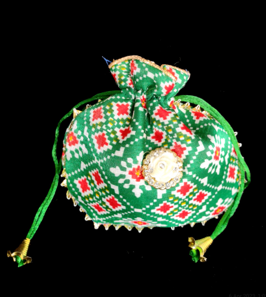 Women's Embroidered Clutch Purse Potli Bag Pouch Drawstring Bag Purse Potli Bag Pouch Wedding Favor Return Gift For Guests.