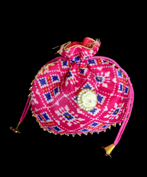 Women's Embroidered Clutch Purse Potli Bag Pouch Drawstring Bag Purse Potli Bag Pouch Wedding Favor Return Gift For Guests.