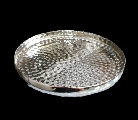 Round Tray Serveware Accessories, Puja Accessories
