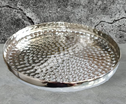 Round Tray Serveware Accessories, Puja Accessories