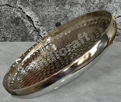 Round Tray Serveware Accessories, Puja Accessories
