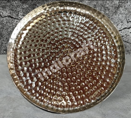Round Tray Serveware Accessories, Puja Accessories