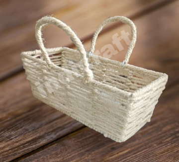 Jute Rectangle Basket