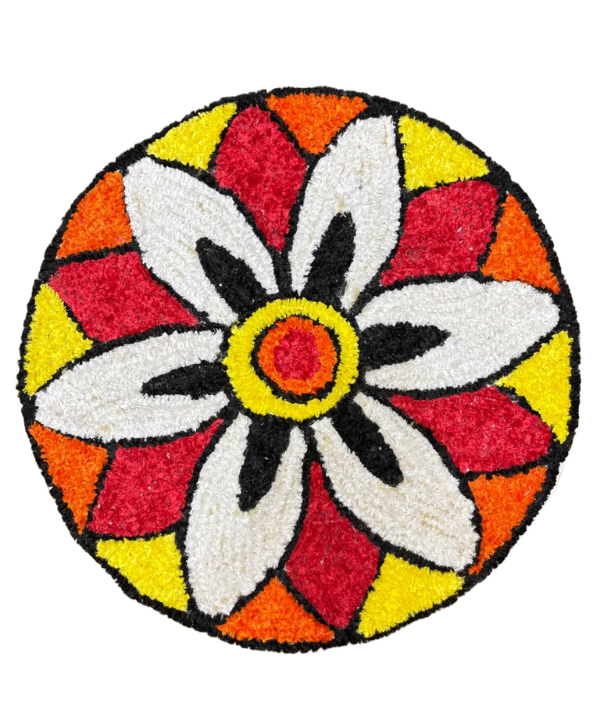 Round Rangoli Mat – 2 Feet