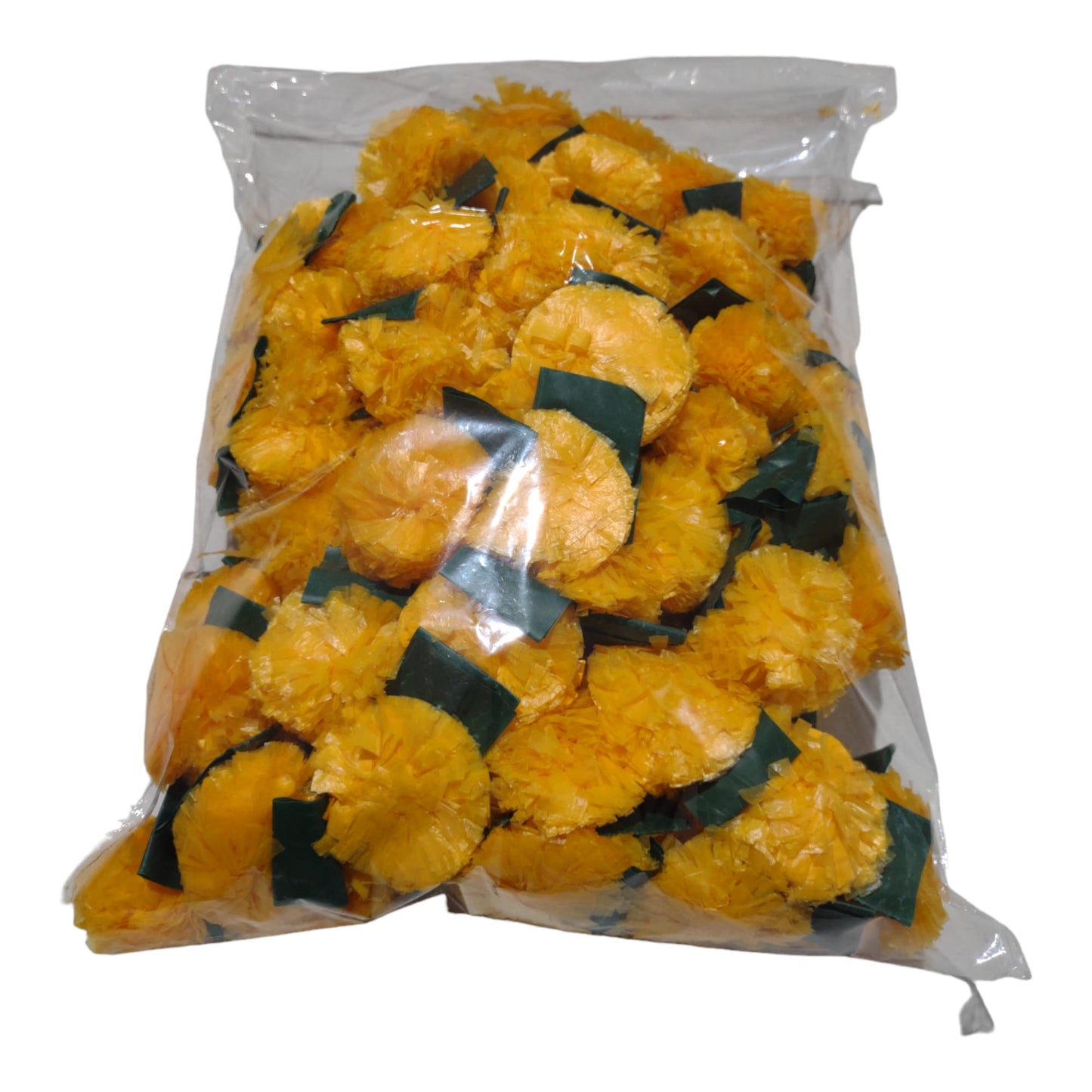 Orange with Mango Leaf Marigold Flower String(set of 5 pc)