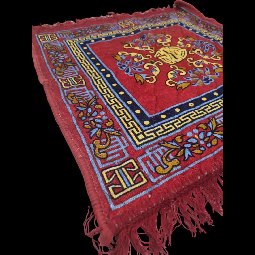 Red Pooja Aasan, Mat 24 X 24 (in inch)