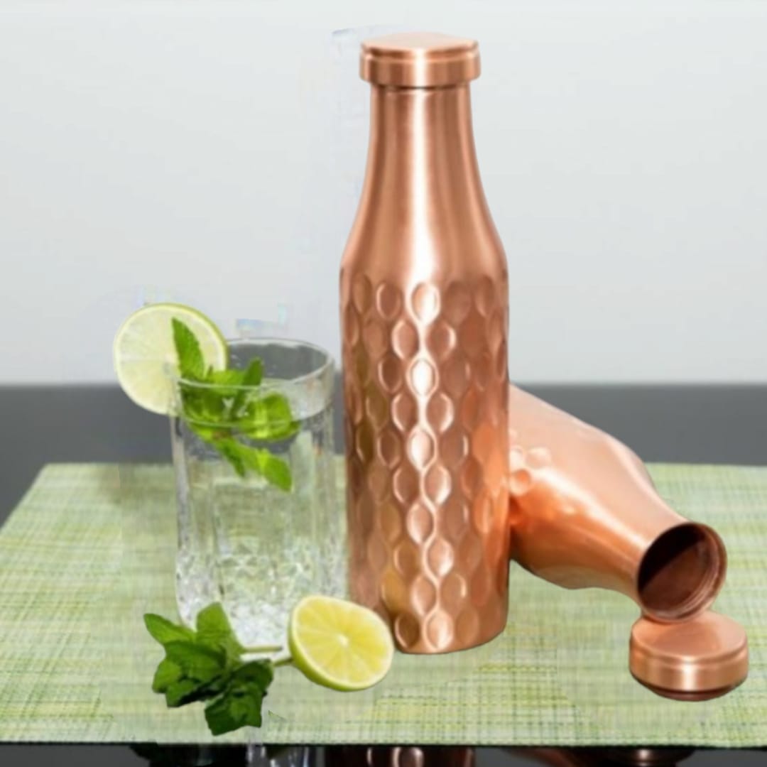Hammered Copper Bottle