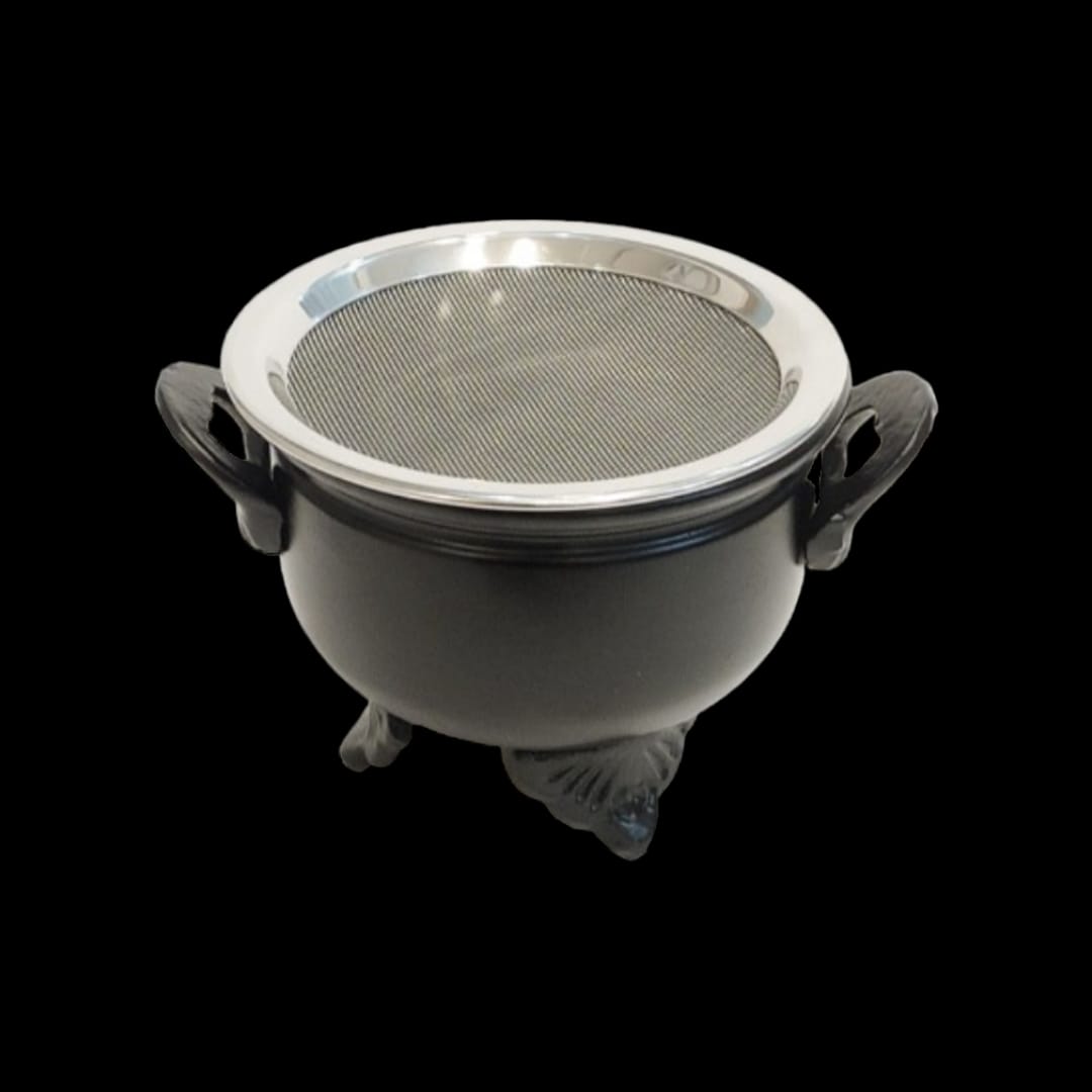 Incense holder/burner with steel jaali