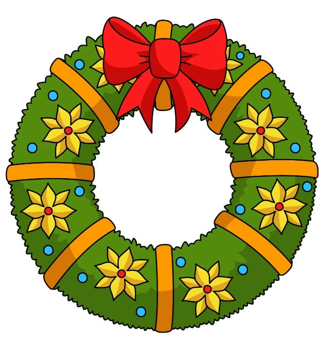 CHRISTMAS WREATH DIY Canvas Base for Painting