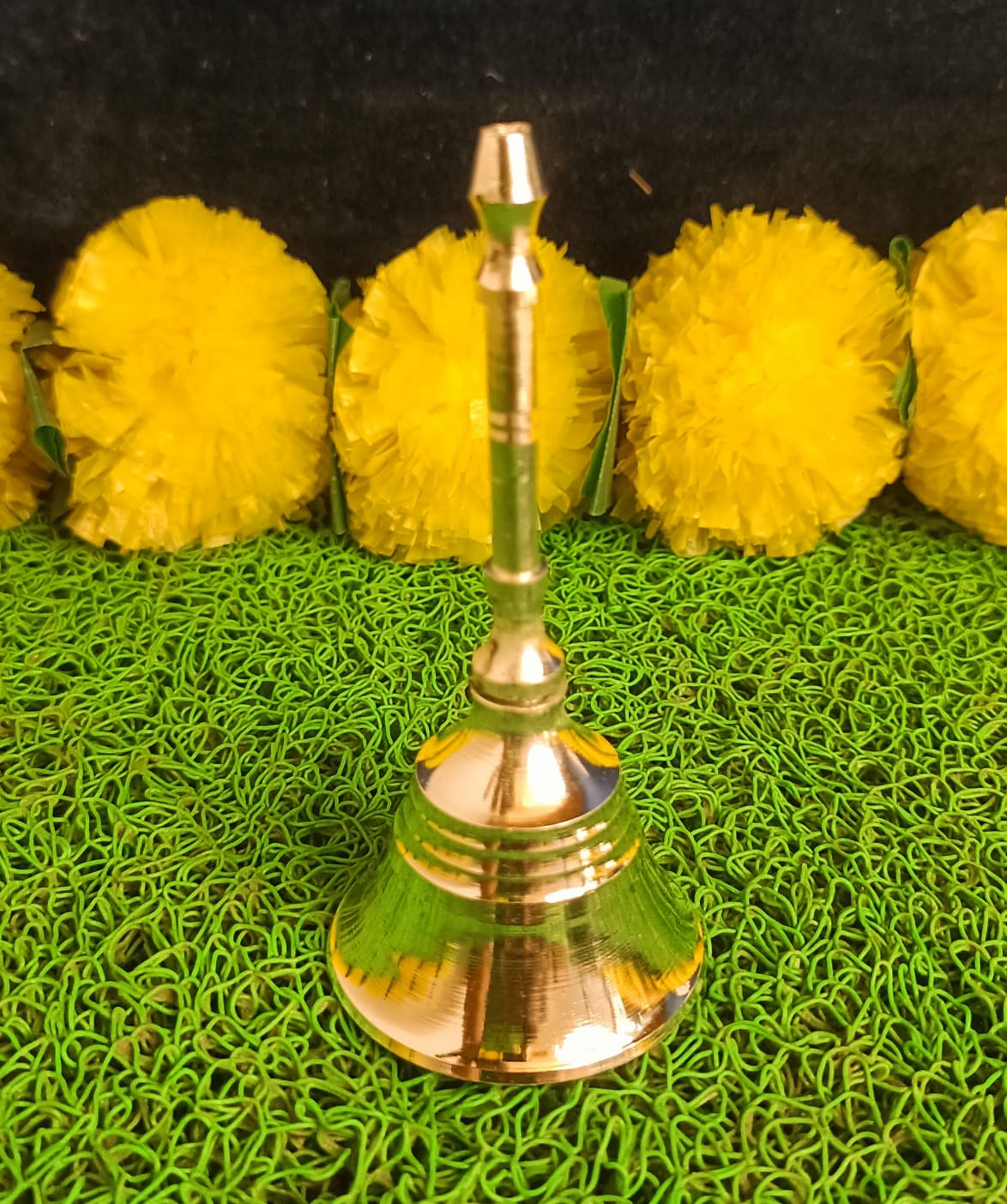 Silver Finish Ganesh Pooja Thali Set