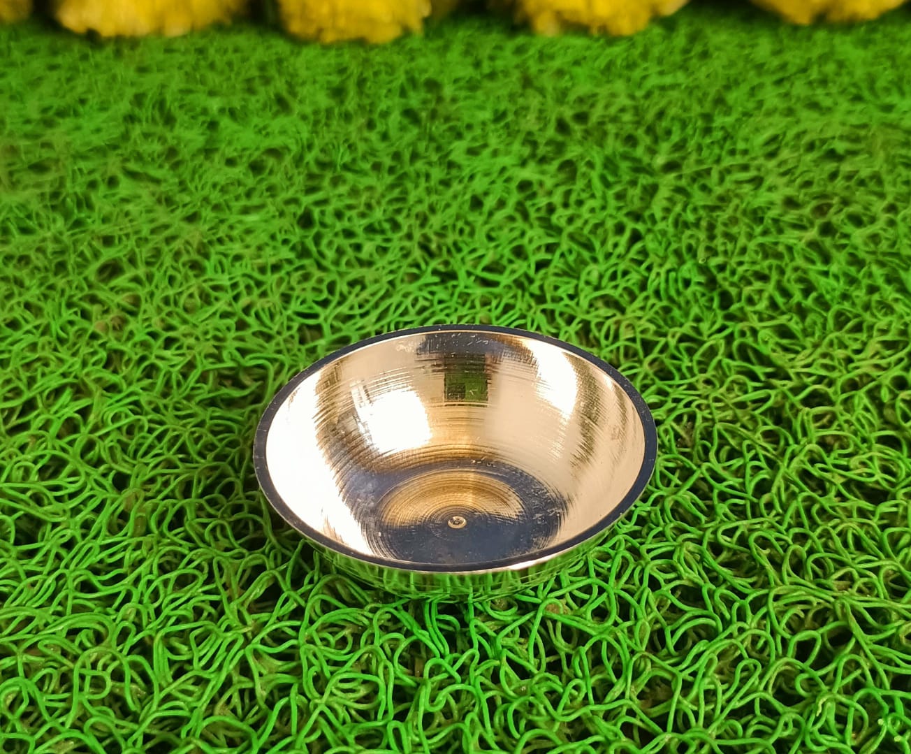 Silver Finish Ganesh Pooja Thali Set