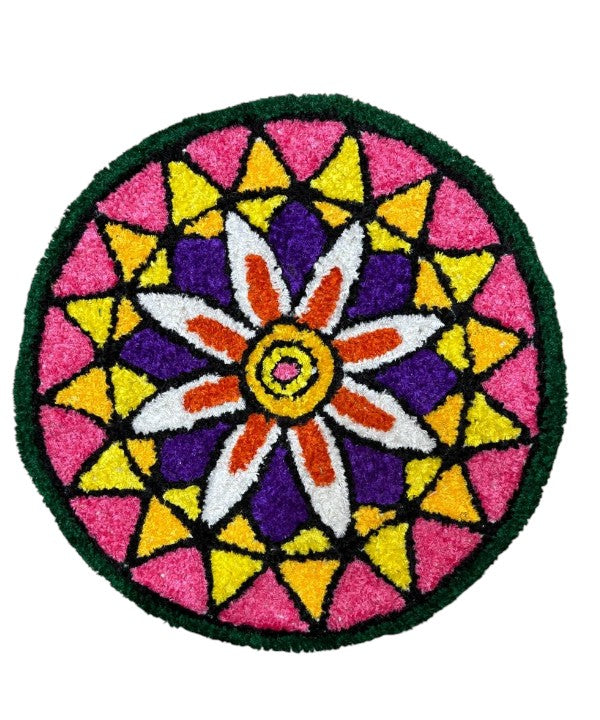Round Rangoli Mat – 2 Feet