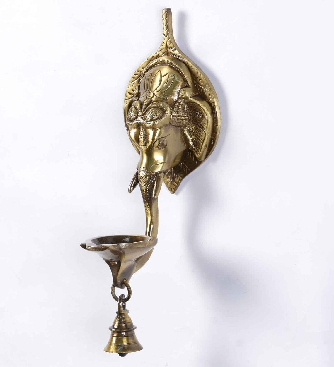 Wall Ganesha with Diya Hanging