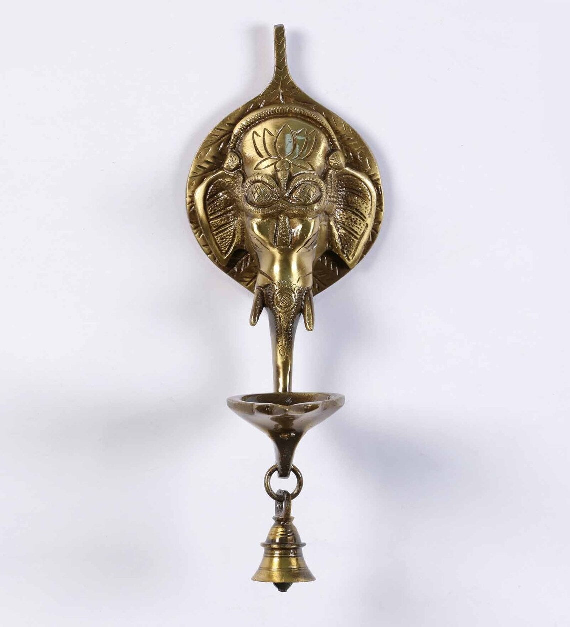 Wall Ganesha with Diya Hanging