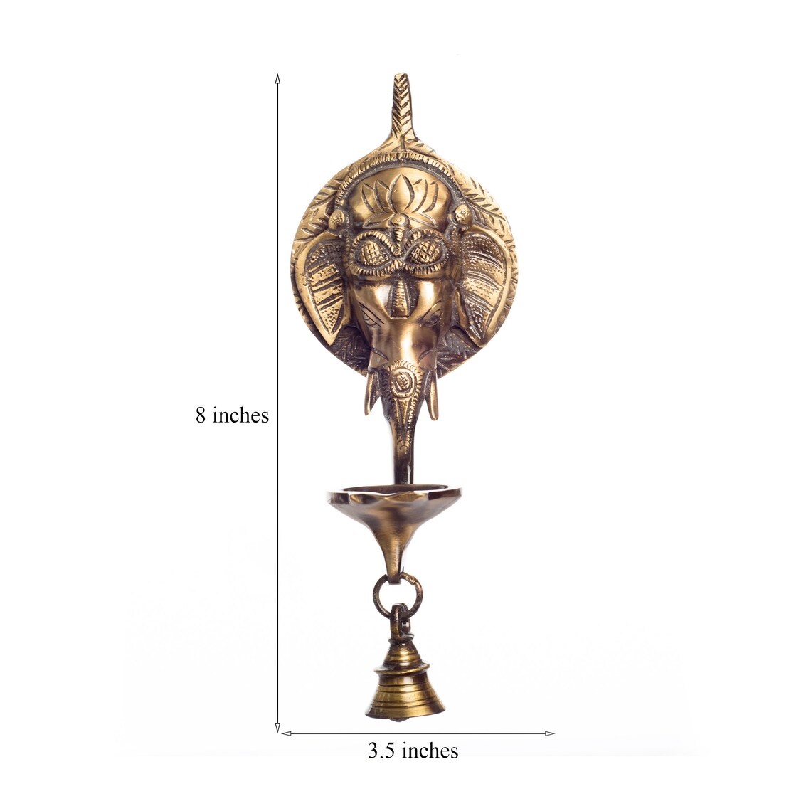 Wall Ganesha with Diya Hanging