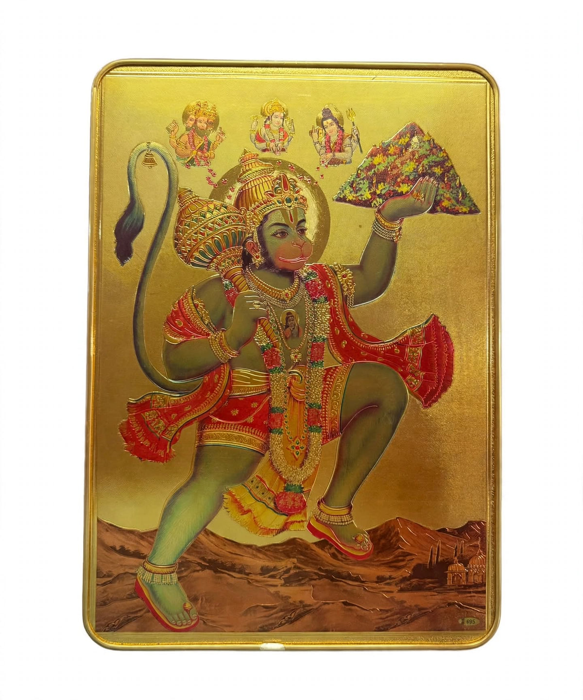 Hanuman ji carrying Sanjeevani mountain