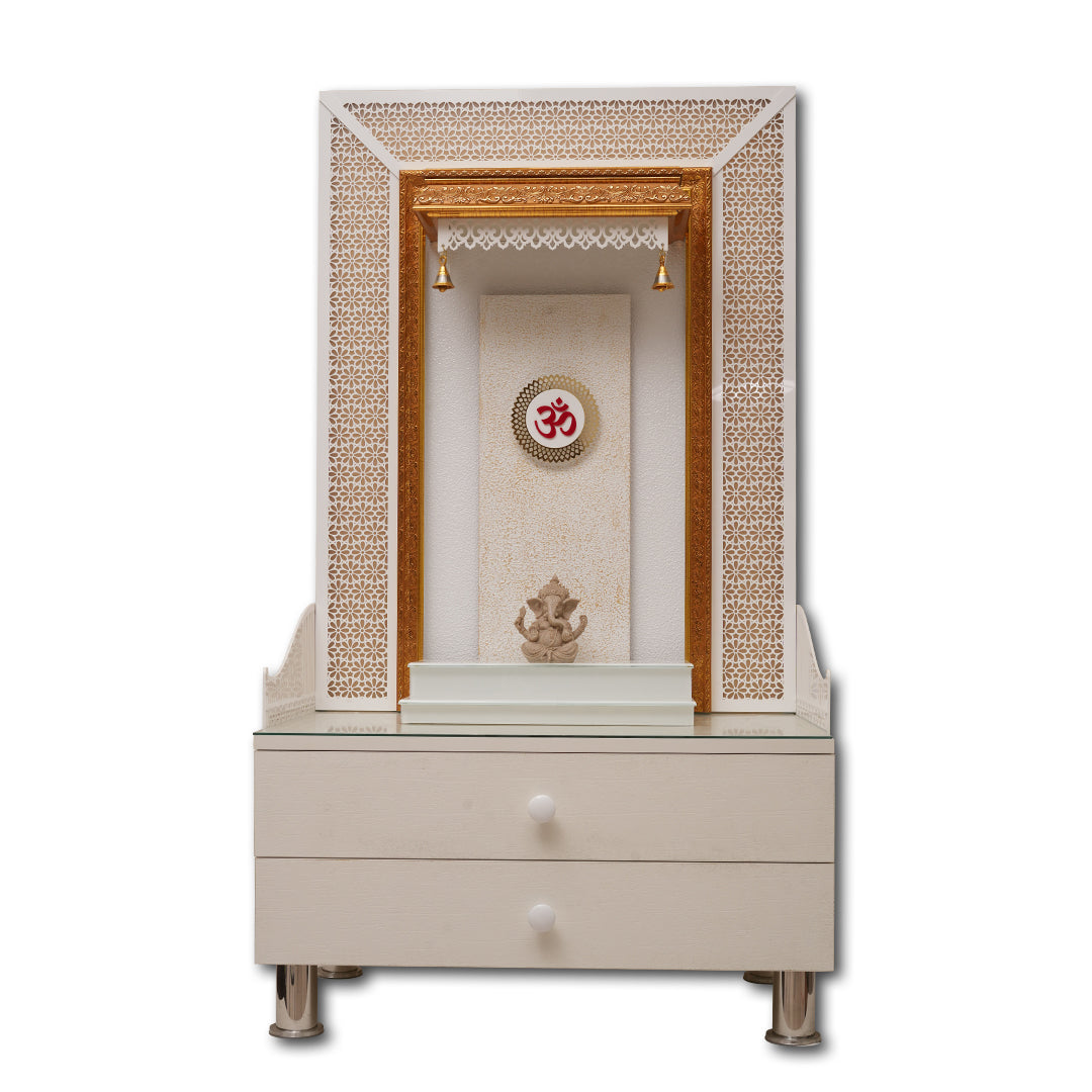 "Elegant Acrylic" Home Temple(Double Drawer)