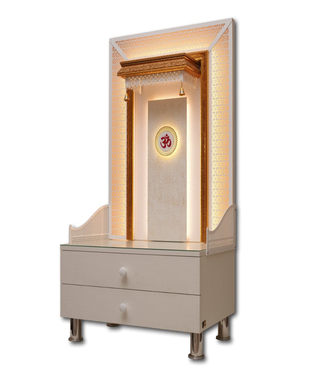 "Elegant Acrylic" Home Temple(Double Drawer)