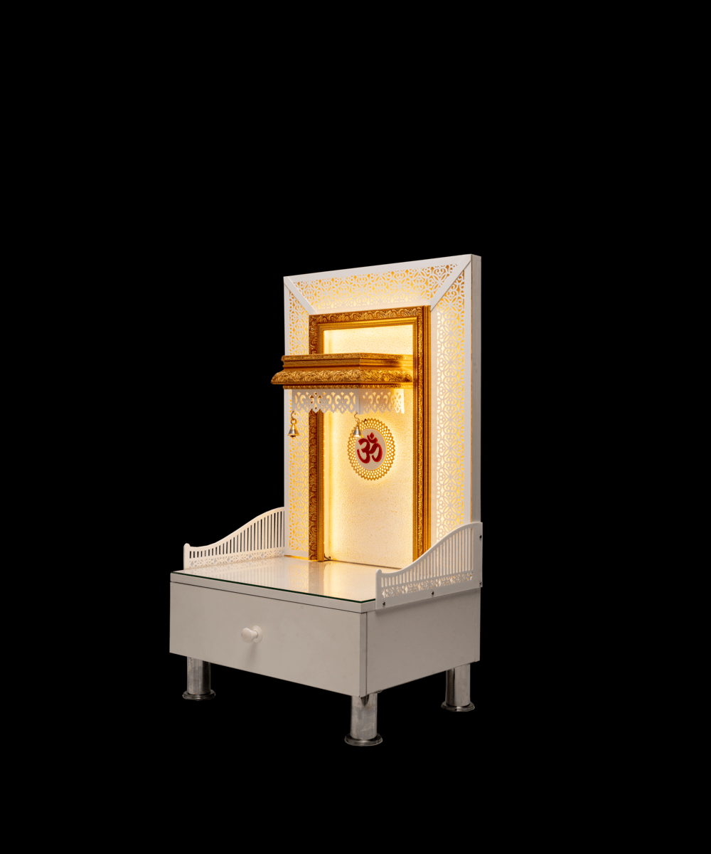 "Elegant Acrylic" Home Temple (Single Drawer)