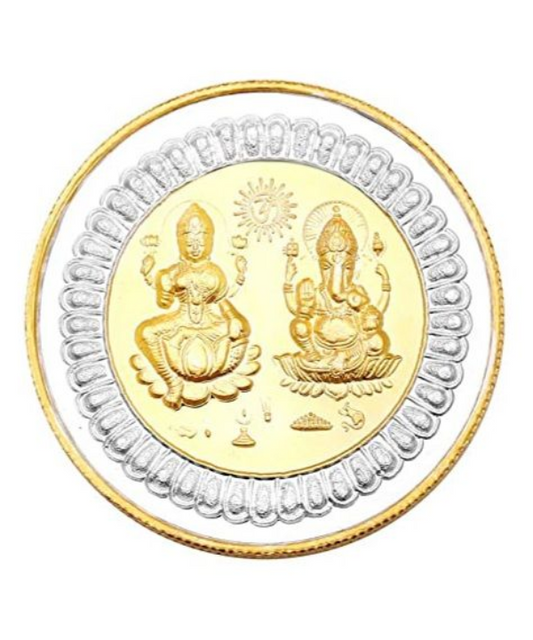 10gm Pure Silver Lakshmi Ganesha Coin – Prosperity & Blessings