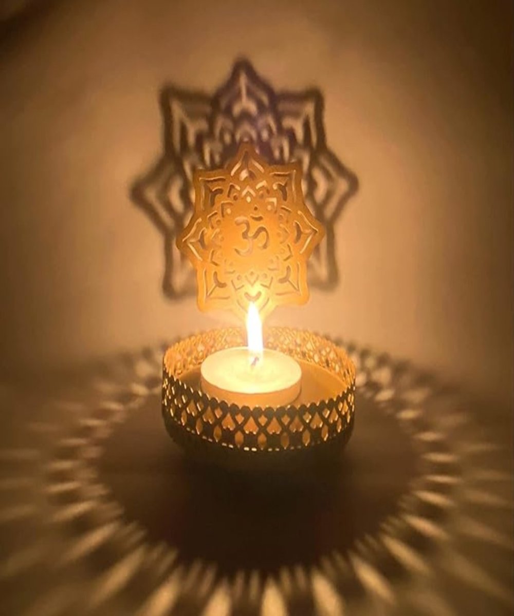 Om Shadow TeaLight Holder