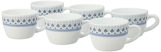 Larah by Borosil Ocean Cup Set Of 6