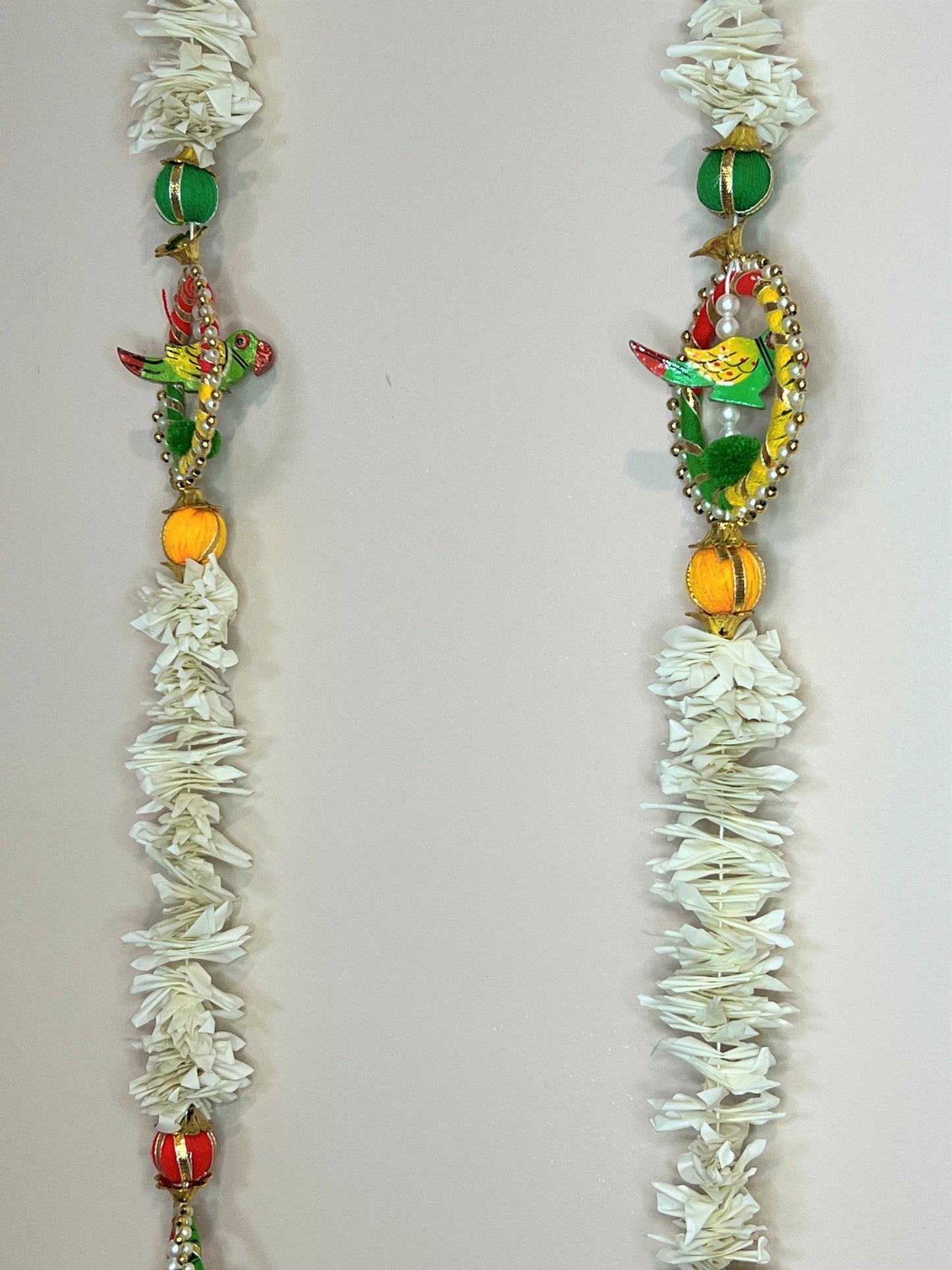 Mogra With Parrot Hanging/latkan Pair